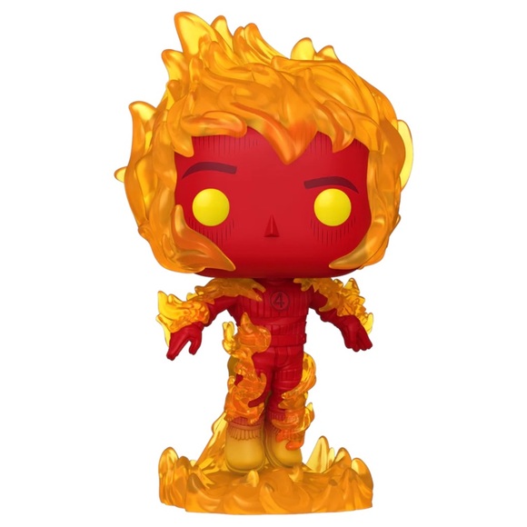 2025 Funko Pop! Marvel Fantastic Four Human Torch #1517 - Picture 2 of 6